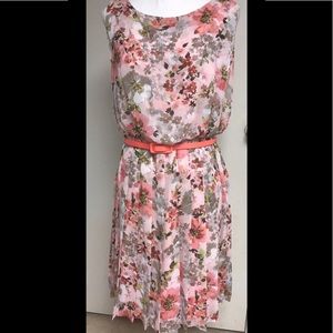 NWT Beautiful Floral georgette dress
